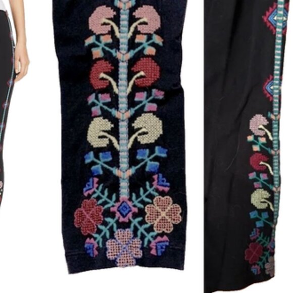 Johnny Was Clover Embroidered legging - Picture 3 of 5